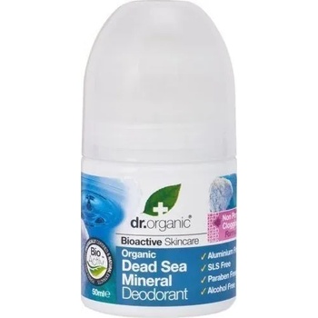 Dr. Organic Антибактериален рол-он дезодорант минерали от Мъртво море, Dr. Organic Organic Dead Sea Mineral Deodorant 50ml
