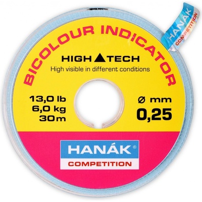 Hanák Competition Bicolour Indicator Line 30m 0,18mm 3,3kg