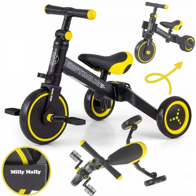 Milly Mally kolo 3 v 1 Optimus černá žlutá – Zboží Dáma