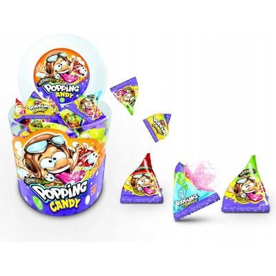 Johny Bee Popping candy Práskací prášek 100 ks 3 g