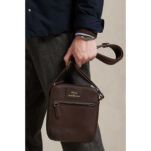 Ralph Lauren чанта за рамо мъжка от кожа (405974608)