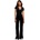 Urban classics Гащеризон Urban classics Velvet short sleeve jumpsuit - Black (Black)