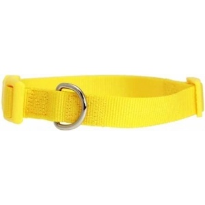 Pet Interest Dog Collar Fluo XS - Регулируем нашийник за кучета, 1 * 19-33 см. - жълт