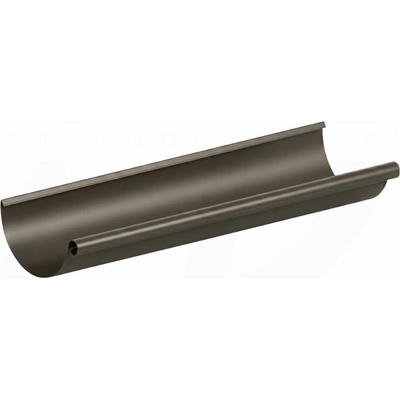 Krop Žľab strešný polkruhový oceľový 280 mm systém 130 3 m RAL 8019 Orieškovo hnedá