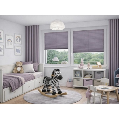 Zebra-Shop Plissé Lux Simple LILA PP163 136 x 111-150 cm
