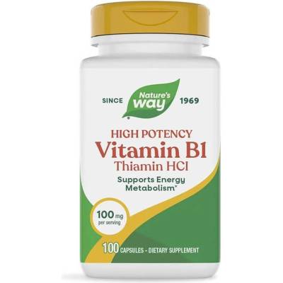 Nature's Way Vitamin B1, 100 капсули, Nature's Way (40411)