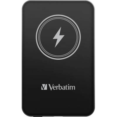 Verbatim MCP-5BK Power Pack 5000 mAh с UBS-C PD 20W / Магнитно безжично зареждане 15W Черен (0023942322405)
