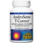Natural Factors AndroSense T-Correct / Тестостерон & Естроген баланс формула x 60 капсули (3513 NF A)