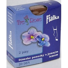 Dámske ponožky Fialka 20 DEN 2 páry light natural