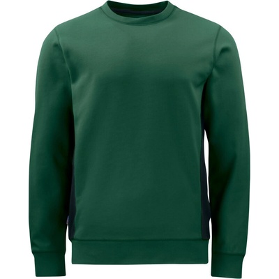 Projob mikina 2127 Sweatshirt Roundneck Doubleface forest green