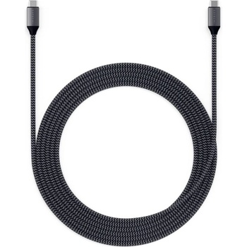 Satechi ST-TCC2MM USB-C to USB-C 100 W Braided Charging, 2m, šedý