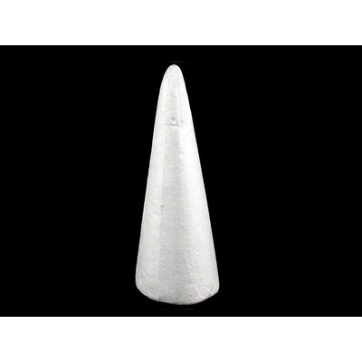 Kužel 95x245 mm polystyren - White