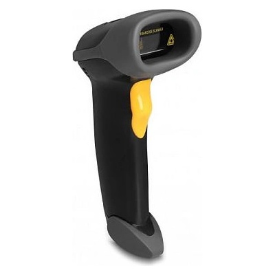 Delock USB Barcode Scanner 1D mit Anschlusskabel und Halterung Laser schwarz (90584)
