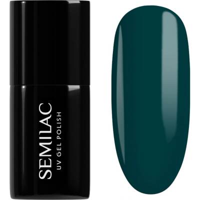 Semilac UV Hybrid Winter Collection gelový lak na nehty s použitím UV/LED lampy odstín 606 Cool Green 7 ml