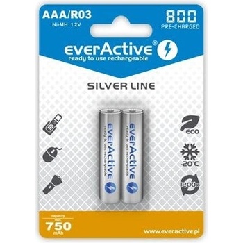 EverActive Silver Line AAA 800 mAh 2ks EVHRL03-800