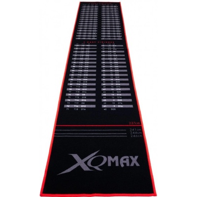 XQ MAX DART MAT FINISHES 60 cm černo-červená – Zboží Dáma