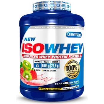 Quamtrax Iso Whey | 100% Whey Protein Isolate [2270 грама] Ягода и Киви