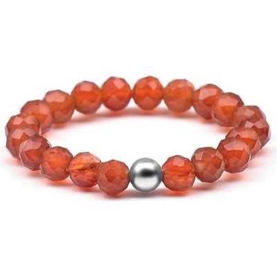 Agato prsten s karneolem POL R15