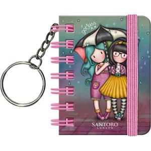 Santoro gorjuss Ключодържател с тефтерче Santoro Gorjuss - Be Kind To Each Other (1047GJ14)