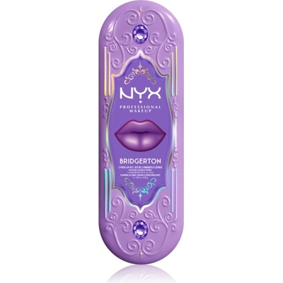 NYX Professional Makeup Bridgerton Royal Treasures комплект за устни цвят 02 2 бр