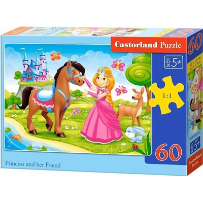 Castor Princezna s koníkem 60 dílků
