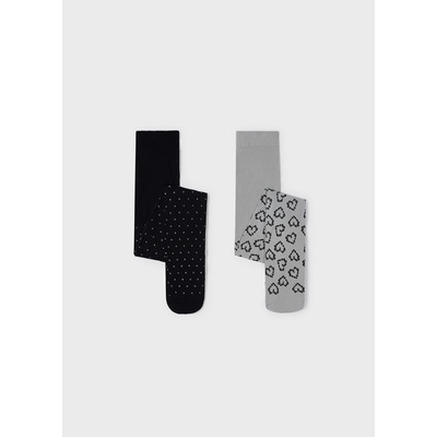 Mayoral 2pack silonek PUNTÍK/SRDCE černé