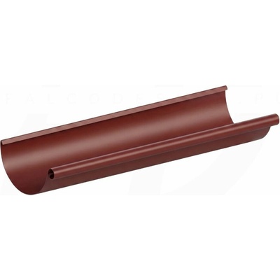 Krop Žľab strešný polkruhový oceľový 280 mm systém 130 3 m RAL 3009 Oceľovo červená