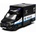 Kinsmart Метален микробус Kinsmart Police Edition - Mercedes-Benz Sprinter, 1: 48, черен (53149)
