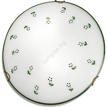 Kolarz 731.13. 4.21 - Плафон NONNA 3xE27/60W/230V Ø 50 см зелен (KL0264)