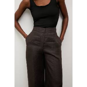 Answear. LAB панталон дамски от лен (PN1595) - answear - 162,31 лв