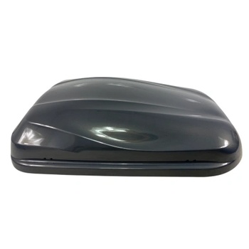 Image 1 of Автобокс Junior Altro 140x90x38cm с 70 mm крепежи, с едностранно отваряне с ключ, 370 литра - Сив антрацид гланц