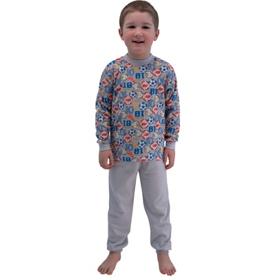 ESITO Chlapecké pyžamo Football 10 šedá