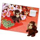 BRIXIES Postcard Chinese Monkey