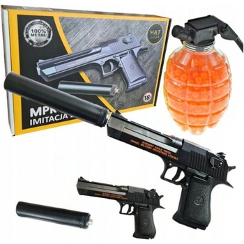 TopKing Kovová replika pištole Glock s guličkami 2