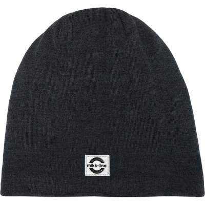 Dětská čepice z merino vlny dvouvrstvá šedá Mikk line