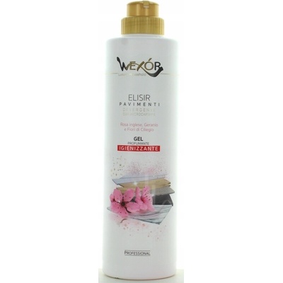 WEXOR Elixir Parfumovaný gél na čistenie podláh Rosa inglese, Geranio e Fiori di Ciliegio 750 ml