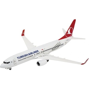 Revell Сглобяем модел Revell - Самолет Боинг 737-800, Турски авиолинии, 63 части (R03772)