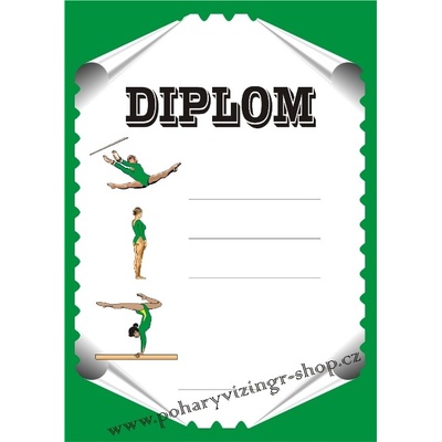 VIZINGR Gymnastika diplom A4 č.12