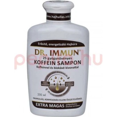 Dr.Immun 25 bylinný šampón s kofeínom proti vypadávaniu vlasov a proti lupinám 250 ml