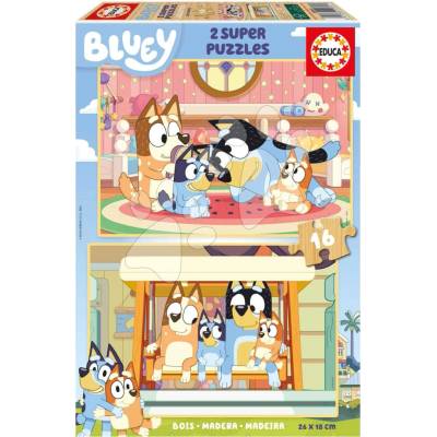 EDUCA Bluey 2 × 16 dílků