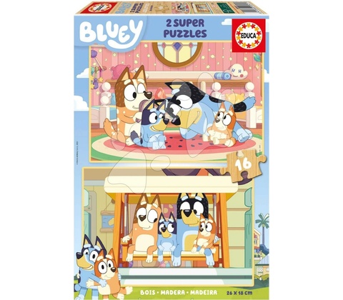 EDUCA Bluey 2 × 16 dílků