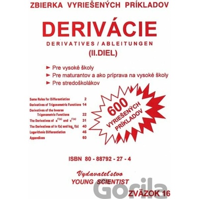 Derivácie II. diel - Marián Olejár