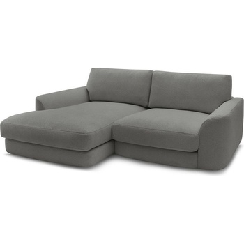 Bobochic Тъмносив ъглов диван от букле (ляв ъгъл) Leonore - Bobochic Paris (109441)