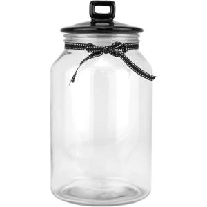 Horecano TOP-Буркан с керамичен капак ЧЕРЕН 3700ml (82712-30) (0132162)