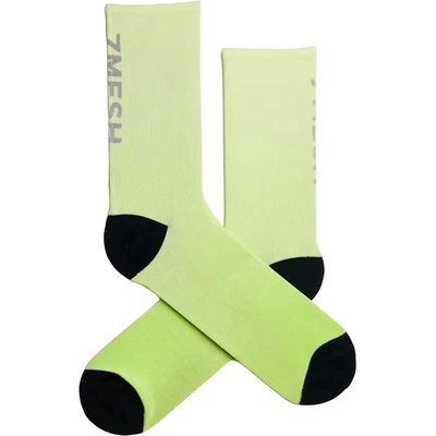 7Mesh Fading Light Sock 7.5 Unisex Lime Sorbet