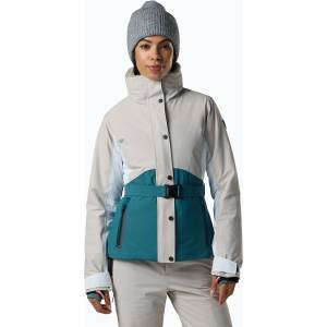 Rossignol Дамско скиорско яке Rossignol Snowdazzle Belted silver cloud
