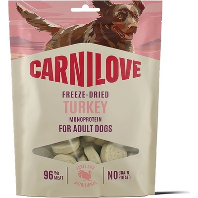 Carnilove Dog Freeze Dried Turkey Monoprotein 60 g