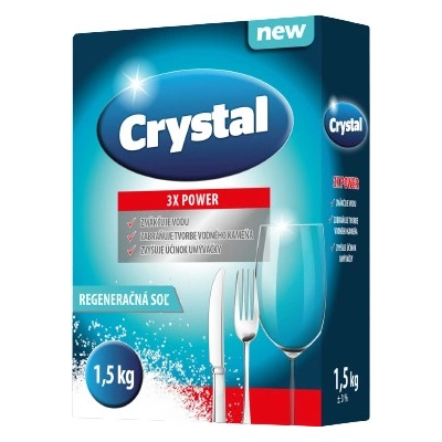 Crystal soľ do umývačky riadu 1,5 kg