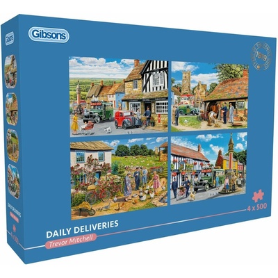 GIBSONS Denní dodávky 4x500 dílků