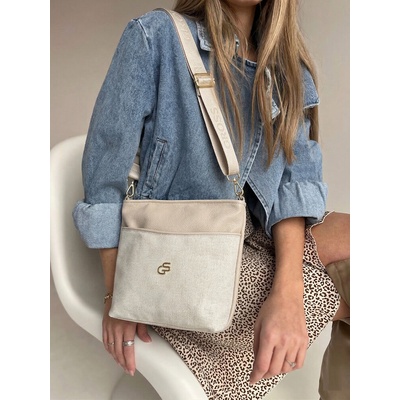 Grosso Crossbody kabelka béžová